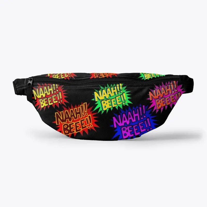 BLACKDOT "NAAH!! BEEE!!" FANNY PACK