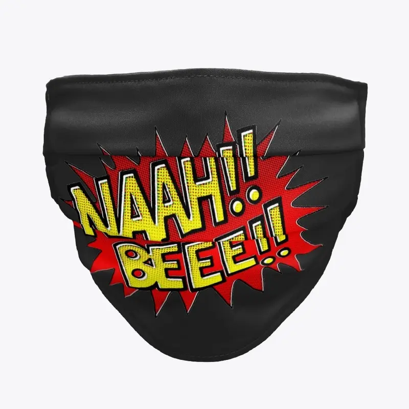 BLACKDOT "NAAH!! BEEE!! FACE MASK